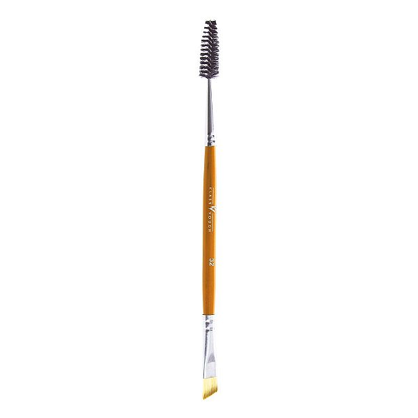 Pincel Duplo Para Maquiagem Brown Line 32 - Klass Vough